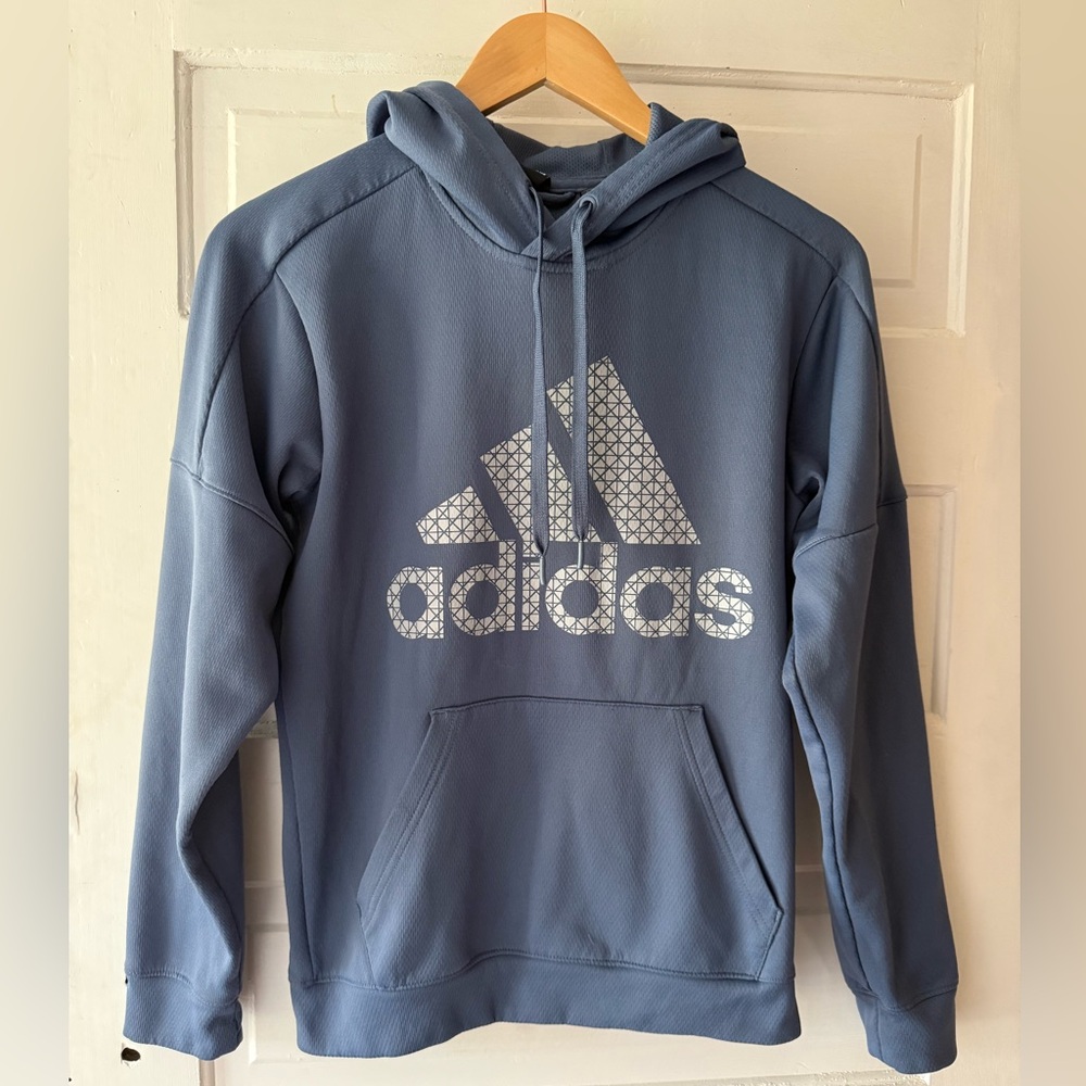 Adidas Men's Slate Blue Hoodie